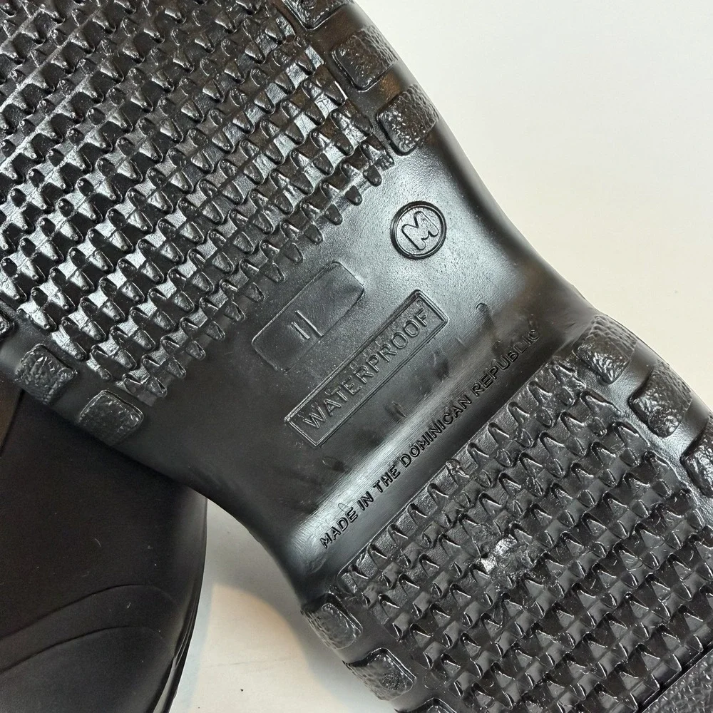 Onguard 86010 Black 4 inch Waterproof PVC Overshoe Cleated Sole Mens Medium NEW
